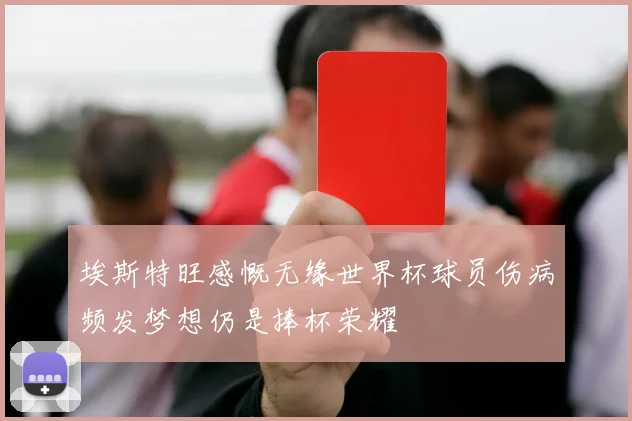 埃斯特旺感慨无缘世界杯球员伤病频发梦想仍是捧杯荣耀